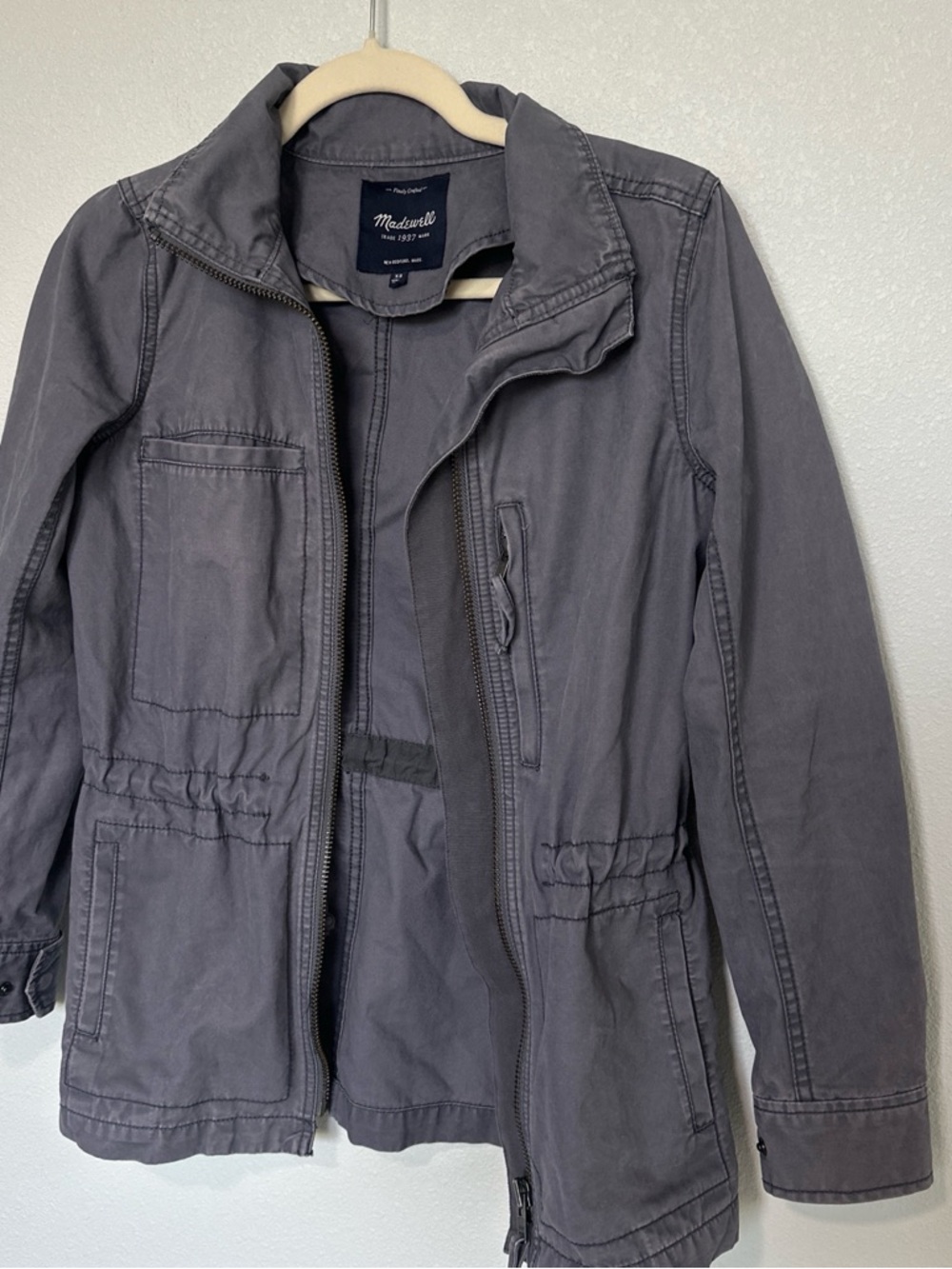 Madewell Gray Fleet Utility Jacket - XS